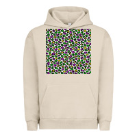 Pigment French Oak mardi gras leopard  seamless pattern Urban Hoodie - FaDigitalArtStudio
