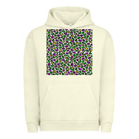 Pigment Pistachio mardi gras leopard  seamless pattern Urban Hoodie - FaDigitalArtStudio