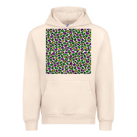 Sandshell mardi gras leopard  seamless pattern Urban Hoodie - FaDigitalArtStudio