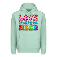 Seafoam love is all you need Premium Hoodie - HRA Design Shop