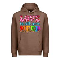 Chestnut love is all you need Premium Hoodie - HRA Design Shop