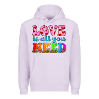 Lilac love is all you need Premium Hoodie - HRA Design Shop