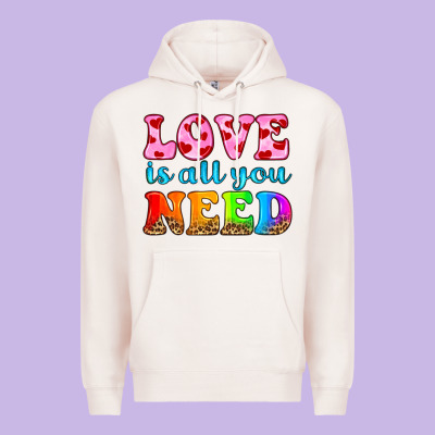 Love Is All You Need Premium Hoodie Designed By Hra Design Shop