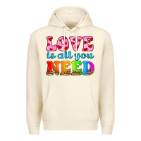 Sandshell love is all you need Premium Hoodie - HRA Design Shop