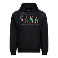 Black being nana makes my life complate Urban Hoodie - CowhideDigitalArt