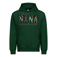 Forest Green being nana makes my life complate Urban Hoodie - CowhideDigitalArt