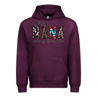 Mauve Wine being nana makes my life complate Urban Hoodie - CowhideDigitalArt
