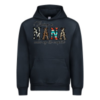 Navy being nana makes my life complate Urban Hoodie - CowhideDigitalArt