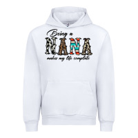 White being nana makes my life complate Urban Hoodie - CowhideDigitalArt