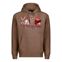 Chestnut tis the season baseball Premium Hoodie - RacoonDesign