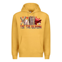 Mustard tis the season baseball Premium Hoodie - RacoonDesign
