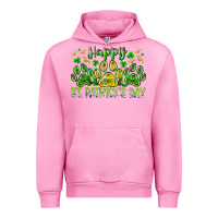 Fuchsia Pink heppy st. patricks day Urban Hoodie - RacoonDesign
