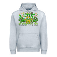 Heather Grey heppy st. patricks day Urban Hoodie - RacoonDesign