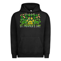 Pigment Black heppy st. patricks day Urban Hoodie - RacoonDesign