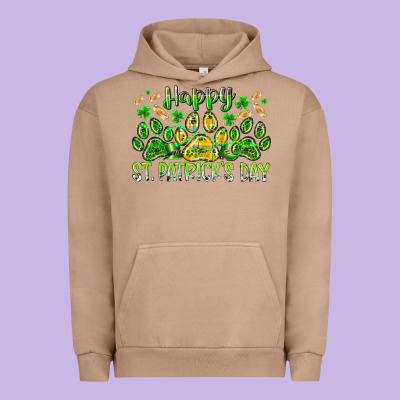 Heppy St. Patricks Day Urban Hoodie Designed By Racoondesign