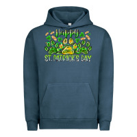 Pigment Midnight Navy heppy st. patricks day Urban Hoodie - RacoonDesign