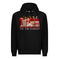Black tis the season Premium Hoodie - RacoonDesign