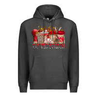 Charcoal Heather tis the season Premium Hoodie - RacoonDesign