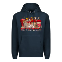Navy tis the season Premium Hoodie - RacoonDesign