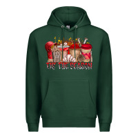 Sports Green tis the season Premium Hoodie - RacoonDesign