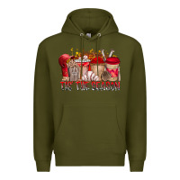Army Green tis the season Premium Hoodie - RacoonDesign