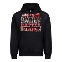 Black hey batter batter swing Urban Hoodie - RacoonDesign