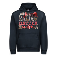 Navy hey batter batter swing Urban Hoodie - RacoonDesign