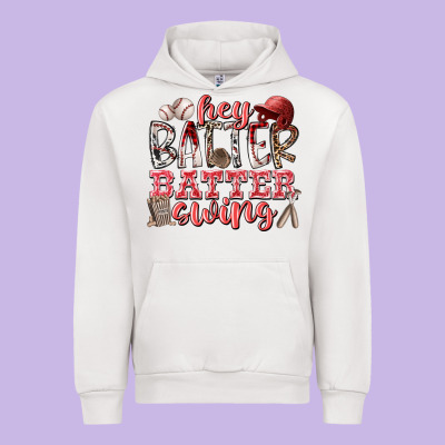 Hey Batter Batter Swing Urban Hoodie Designed By Racoondesign