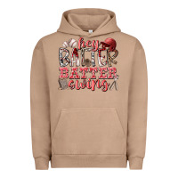 Pigment Burro hey batter batter swing Urban Hoodie - RacoonDesign