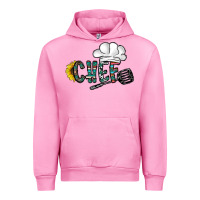 Fuchsia Pink chef Urban Hoodie - CowhideDigitalArt