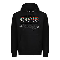 Black goneracing Premium Hoodie - CowhideDigitalArt