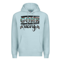 Blue Mist goneracing Premium Hoodie - CowhideDigitalArt