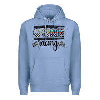 Colony Blue goneracing Premium Hoodie - CowhideDigitalArt