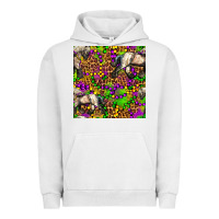 Pigment Lunar Rock mardi gras leopard horse seamless pattern Urban Hoodie - FaDigitalArtStudio