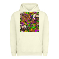 Pigment Pistachio mardi gras leopard horse seamless pattern Urban Hoodie - FaDigitalArtStudio