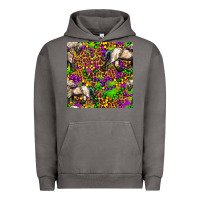 Pigment Tornado mardi gras leopard horse seamless pattern Urban Hoodie - FaDigitalArtStudio
