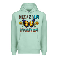 Seafoam keep calm dream on Premium Hoodie - CowhideDigitalArt