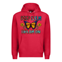 Cardinal keep calm dream on Premium Hoodie - CowhideDigitalArt