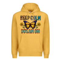 Mustard keep calm dream on Premium Hoodie - CowhideDigitalArt