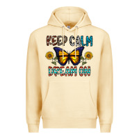 Pina Colada keep calm dream on Premium Hoodie - CowhideDigitalArt