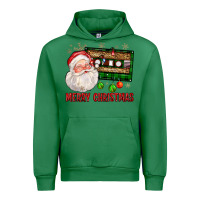 Emerald Merry christmas santa cassette Urban Hoodie - FaDigitalArtStudio