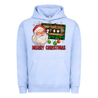 Pigment Grape Ice Merry christmas santa cassette Urban Hoodie - FaDigitalArtStudio