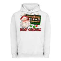 Pigment Lunar Rock Merry christmas santa cassette Urban Hoodie - FaDigitalArtStudio