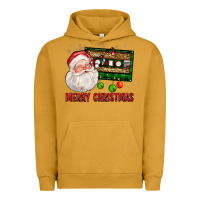 Merry Christmas Santa Cassette Urban Hoodie | Teevron