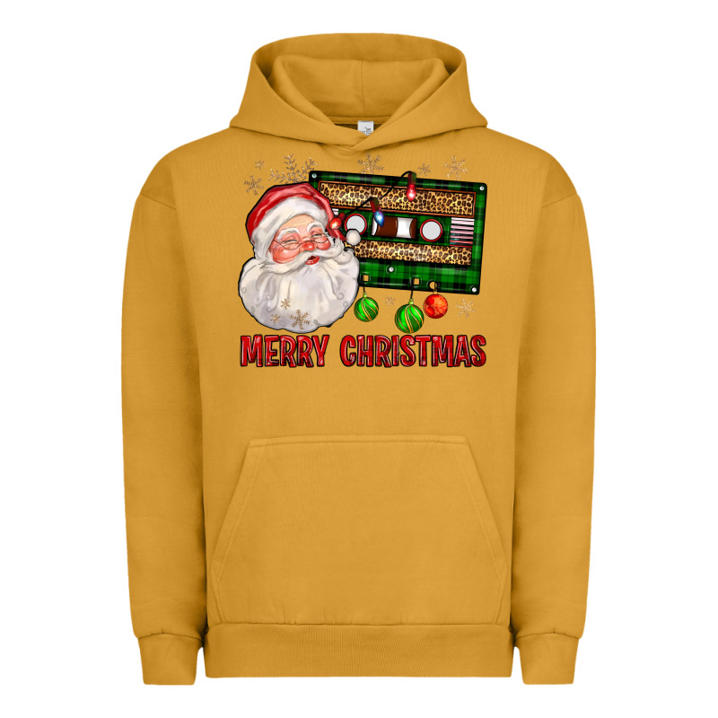 Merry Christmas Santa Cassette Urban Hoodie by FaDigitalArtStudio | Teevron
