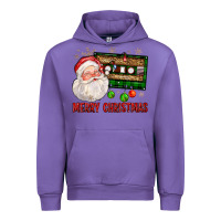 Tulip Merry christmas santa cassette Urban Hoodie - FaDigitalArtStudio