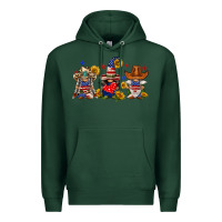 Sports Green american gnomes Premium Hoodie - FaDigitalArtStudio
