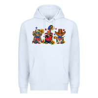 White american gnomes Premium Hoodie - FaDigitalArtStudio
