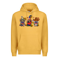 Mustard american gnomes Premium Hoodie - FaDigitalArtStudio