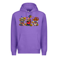Purple american gnomes Premium Hoodie - FaDigitalArtStudio